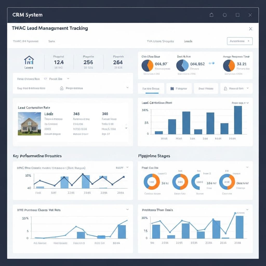 CRM system for HVAC lead generation and management