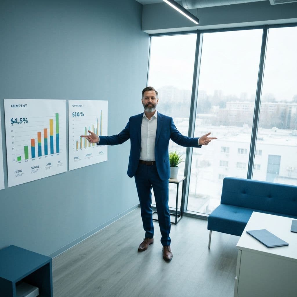 Successful HVAC company owner growing business with digital marketing