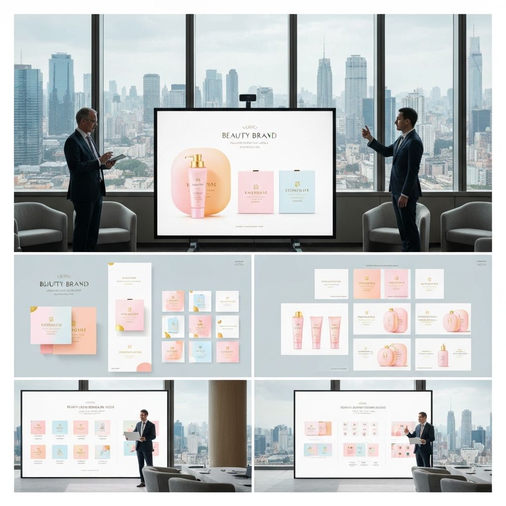 Beauty branding design