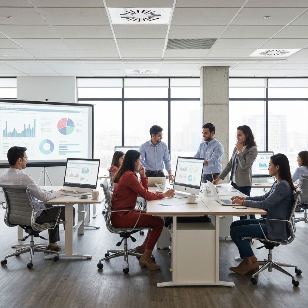 White label marketing agency team collaborating on digital campaigns